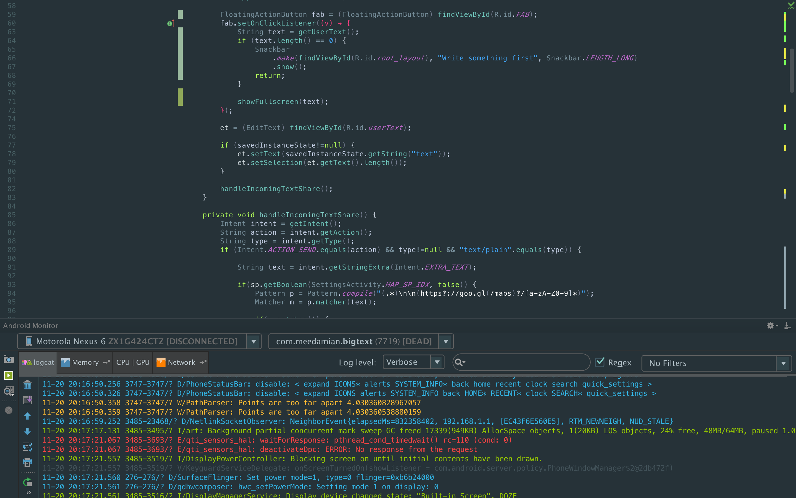 android studio color themes visual studio